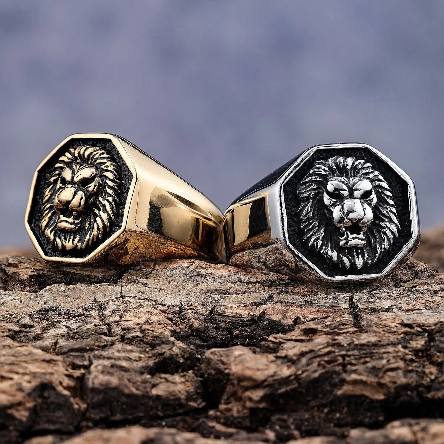 A powerful lion king ring jewelry accessory