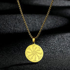 CHENGXUN Dainty Chef Knife Pendant Necklace for Women Men Steel Knife Charm Neck Chain Male Talisman Amulet Protection Jewelry