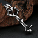 Vintage Gothic Key Pendant Necklace — Stainless Steel