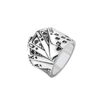 Poker Card Steel Ring Vintage Biker Playing Finger