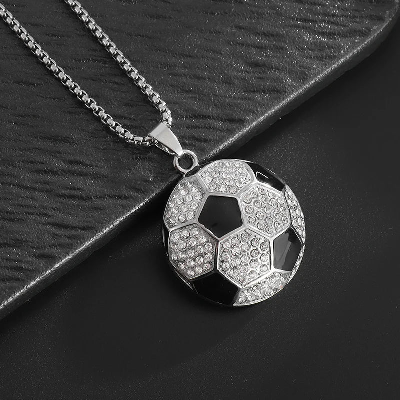 Hip Hop Rock Rapper Blessing Alphabet Pendant Necklace for Personality Men Fashion Street Trend Jewelry Accessories Gift