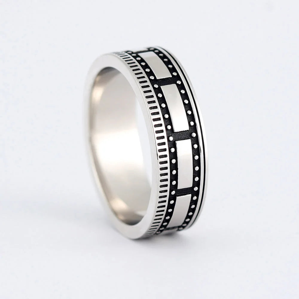 Vintage Camera Ring — 925 Silver