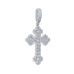 2025 New Hip Hop Cross Pendant Necklace Gold Color Iced Out Bling CZ Cubic Zirconia Variety Designs Charm Men Women Jewelry