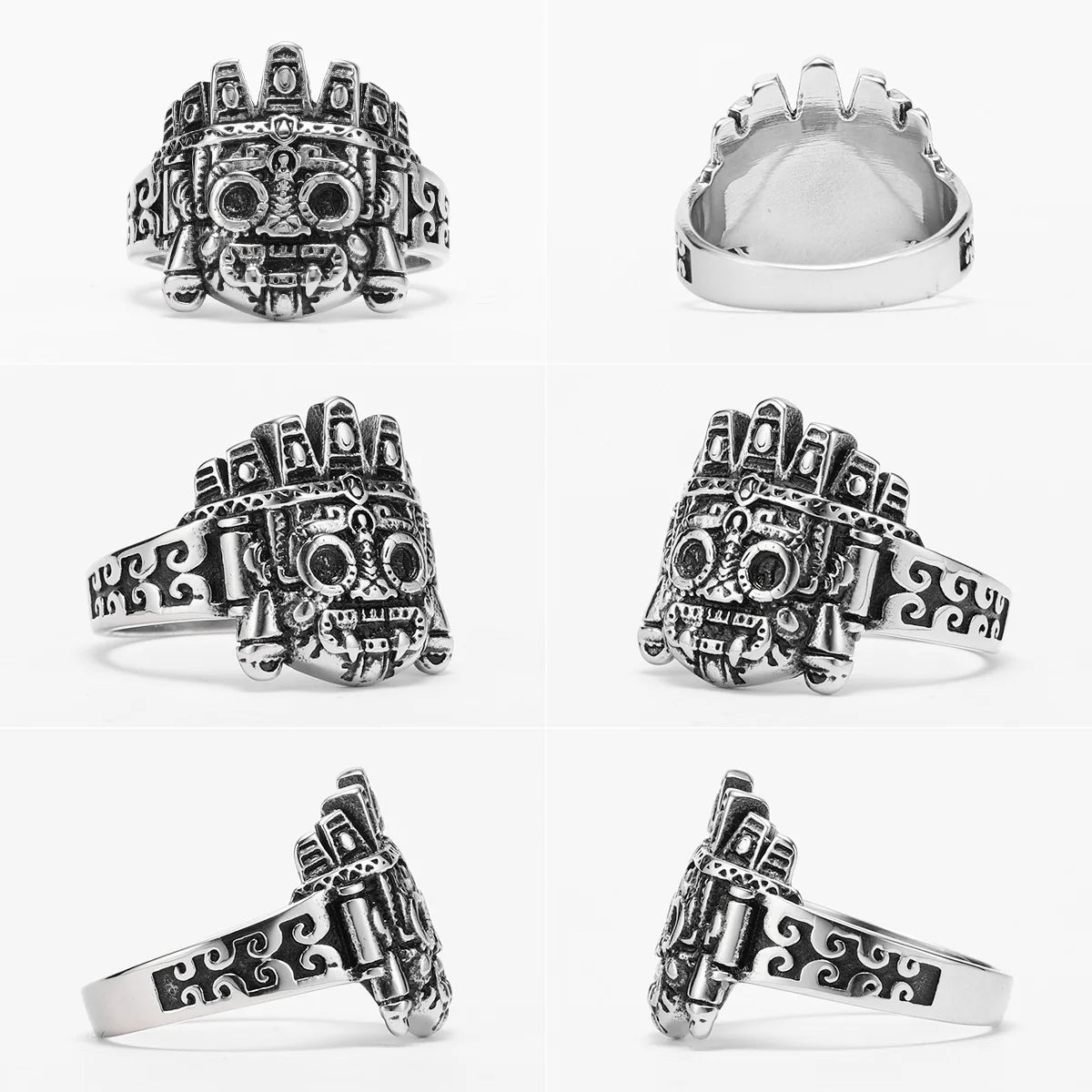 Totem Skull Ring — Stainless Steel