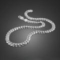 Miami Cuban Link Chain Necklace — Silver-Tone 8mm