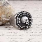 Skull Memento Mori Ring — 925 Silver