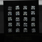 LUXUKISSKIDS Brilliant Square Stud Earrings 10pairs/Lot Novel Clearly Large 3A Cubic Zirconia Stainless Steel Wholesale