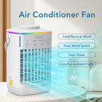 Small Space Air Conditioning for Home Rechargeable Portable Summer Desktop Air Cooler Spray Fan Moist Clean Air for