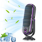 Desktop Electric fan Rechargeable Portable Home Air Conditioning Fan 5-Speed 720° Swivel Outdoor Camping Air Cooler