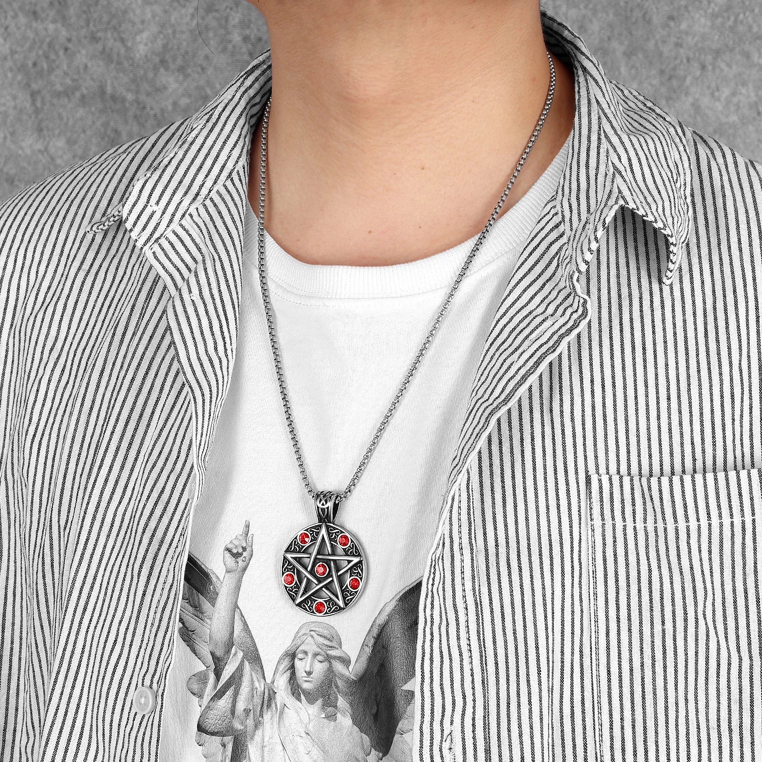 Seal of Solomon Pendant — Stainless Steel