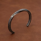 Mobius Rune Cuff Bracelet — Stainless Steel