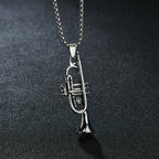 Punk Bull Buffalo Skull Pendant Necklace For Cool Men Women Stainless Steel Long Chain Necklace Party Gift Hip Hop Jewelry