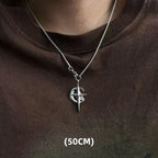 Titanium Steel Double-layer Moon Star Necklace Luxury Clavicle Chain Hip Hop Non Fading Couple Jewelry New Unisex  Punk Gift