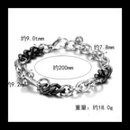 Horseshoe Buckle Bracelet — Black