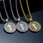 Vintage Saint Benedict Cross Necklace
