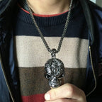Evil Skull Choker Pendant Necklace — Gothic