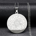 Seal of Seven Archangels Pendant — Stainless Steel