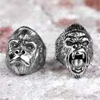 Gorilla Monkey Ring — Stainless Steel