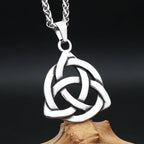 Triquetra Trinity Knot Pendant — Stainless