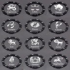 12 Zodiac Signs Bracelet Homme 12 Constellation Jewelry for Women Scorpio Gemini Sagittarius Bracelet Friendship Gift Whoelsales