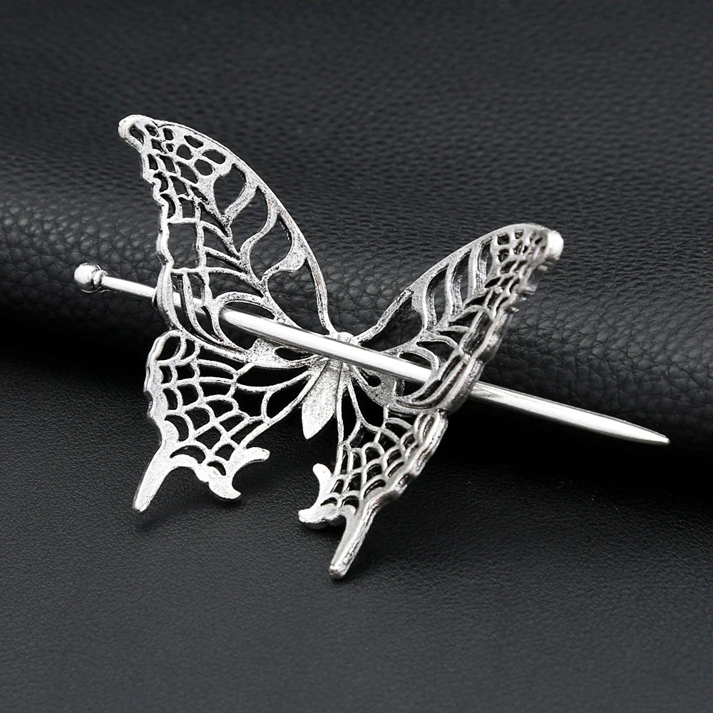 Butterfly Hair Clip — Stainless Steel