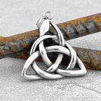 Nordic Viking Double Snake Pendant Necklace — Stainless Steel