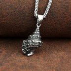 Seashell Pendant — Stainless Steel