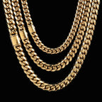 Black Cuban Chain Stainless Steel 8/10/12/14MM