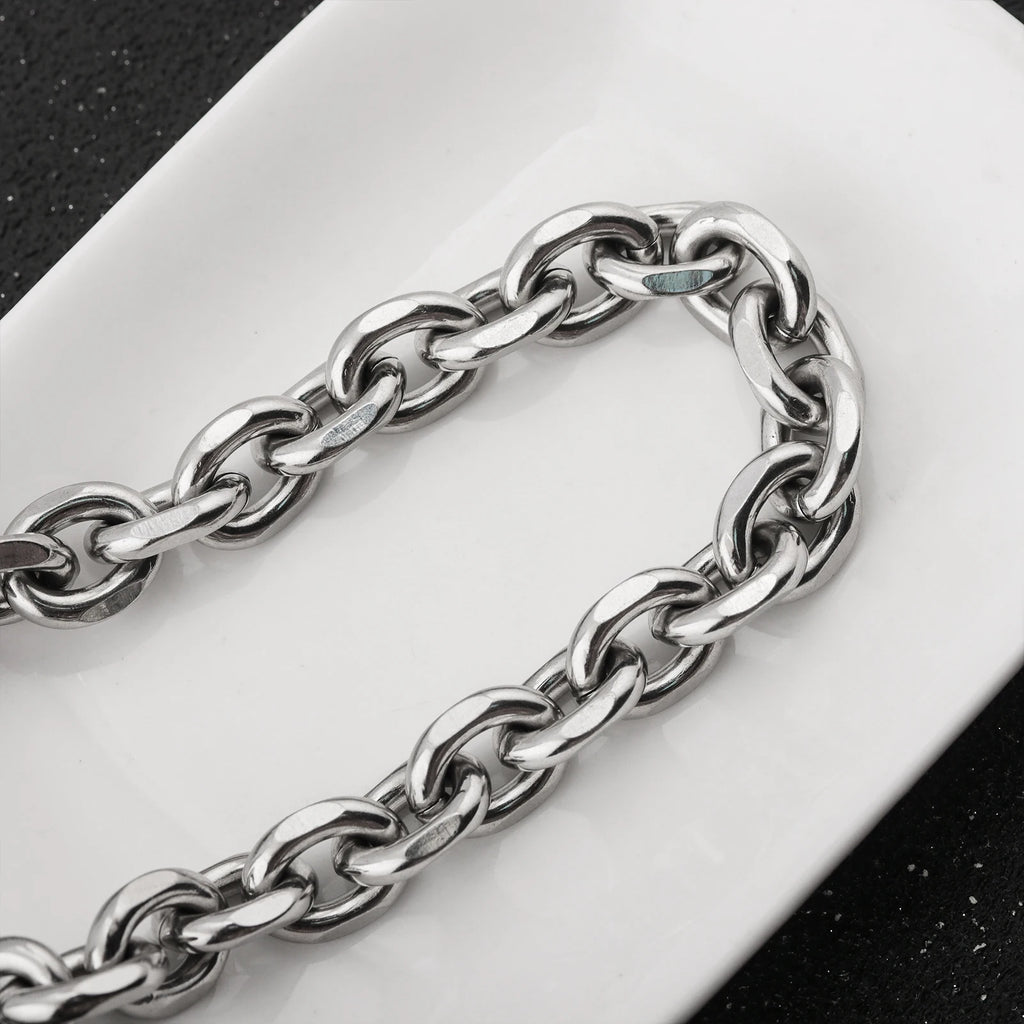 Men's Long Belt Jeans Wallet Chain Keychain