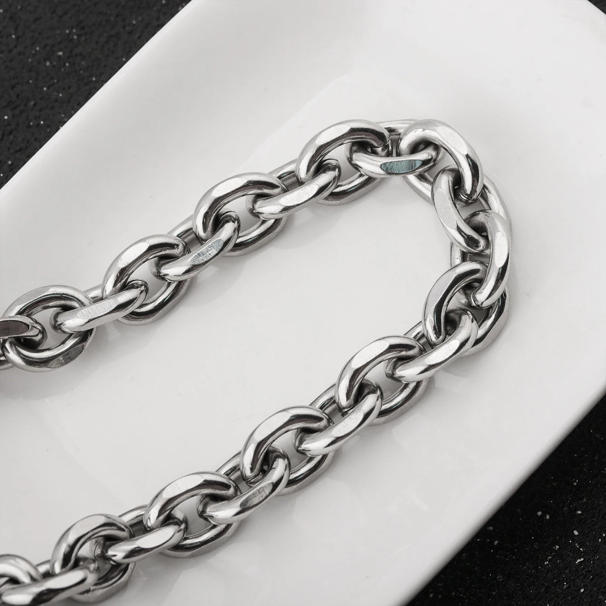 Men's Long Belt Jeans Wallet Chain Keychain