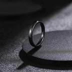 Kolmnsta 2/4/6mm Black Brushed Fashion Ceramic Ring Women Men Wedding Rings Engagement Band Female Jewelry bague Plus
