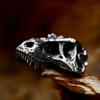 Dinosaur Skull Pendant — Stainless Steel