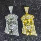 Necklaces Chain For Women Mens Full Iced Out Zircon Custom Big Jesus Pendant With Cuban Chain Hip Hop Jewelry