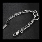Splicing Bar Bracelet — Stainless Steel