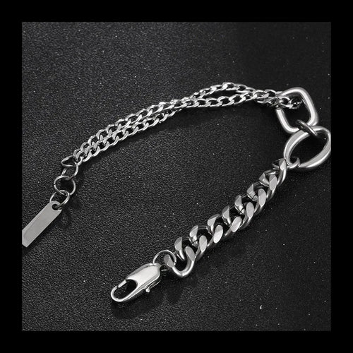 Splicing Bar Bracelet — Stainless Steel