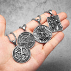 Fallen Angel Satan Pendant — Stainless Steel