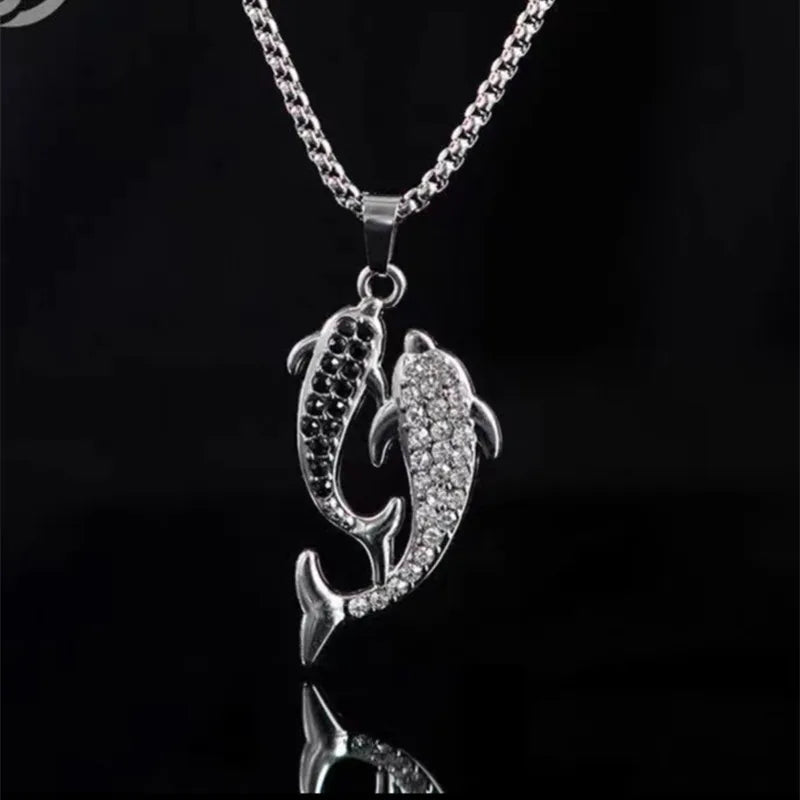 Dolphin Steel Pendant Love Korean Edition Sen
