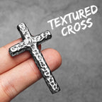 Cross Pendant Necklace — Stainless Steel