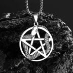 Witchcraft Pentagram Pendant Necklace — Stainless Steel