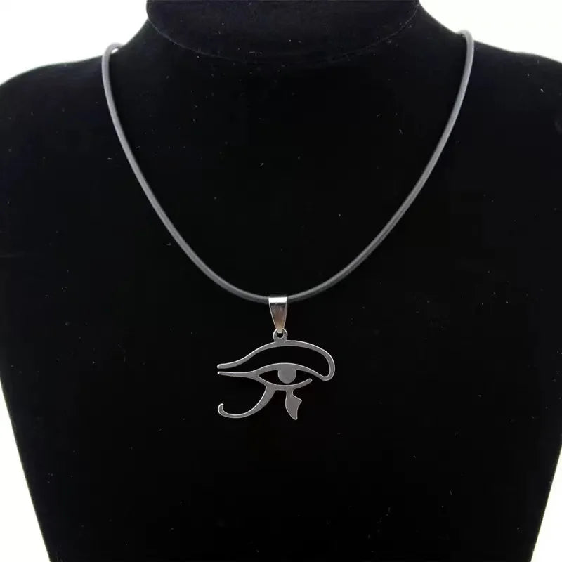 Ankh Cross Pendant Necklace — Stainless Steel