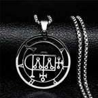 Astaroth Sigil Pendant Necklace — Stainless Steel