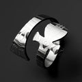 Egyptian Ankh Cross Key Of Life Adjustable Wrap Open Rings for Women Men Stainless Steel Finger Ring Amulet Protection