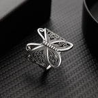 Titanium Steel Octopus Rings Gothic Deep Sea Monster Squid Finger Punk Tentacles Ring Adjustable Size Personality Jewelry Gift