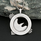 Norse Eagle Pendant Necklace — Stainless Steel