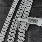 Iced Out Cuban Chain Necklace 30MM 7 Row