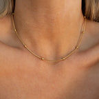 Punk Razor Spike Pendant Necklace