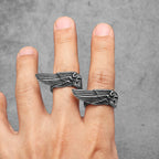 Skull Ring Black Edition — Stainless Steel