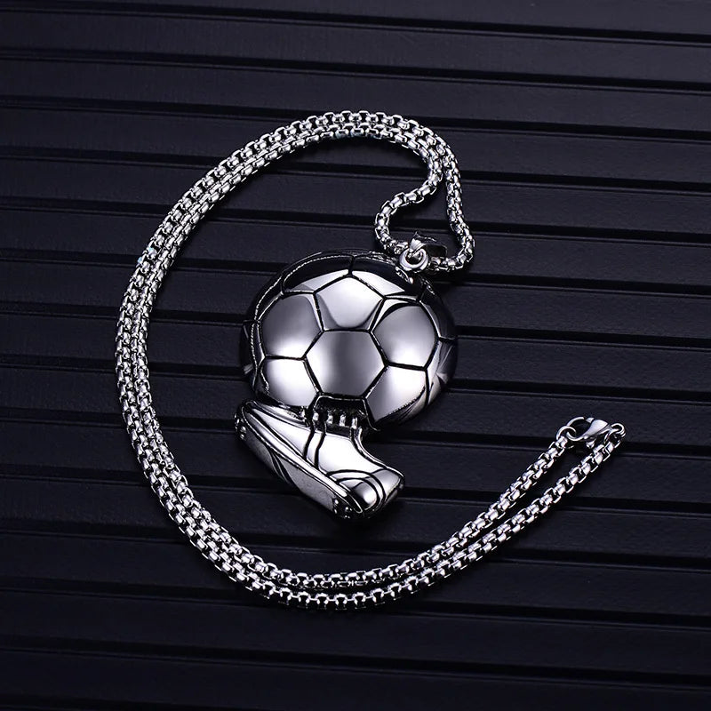 Silver Sports Shoe Pendant Necklace Stainless Steel