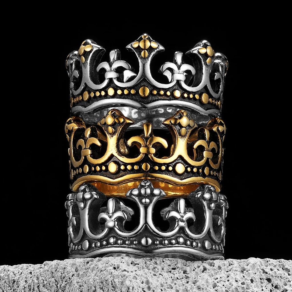 Crown Ring — Stainless Steel