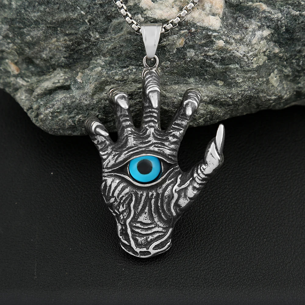 Demon Claw Pendant Necklace — Stainless Steel